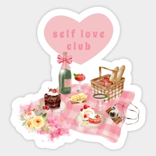 Self Love Club Sticker